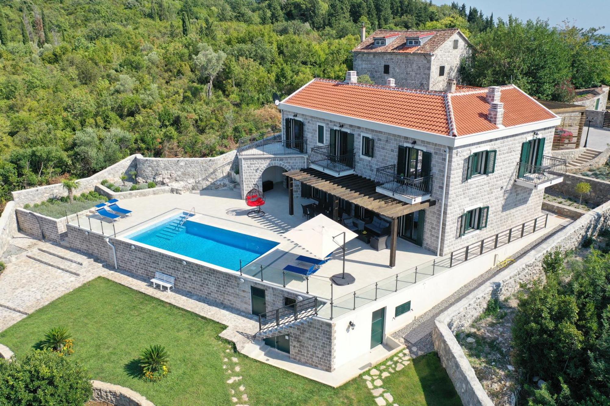 Villa Vista Azzurra Tivat Exterior photo