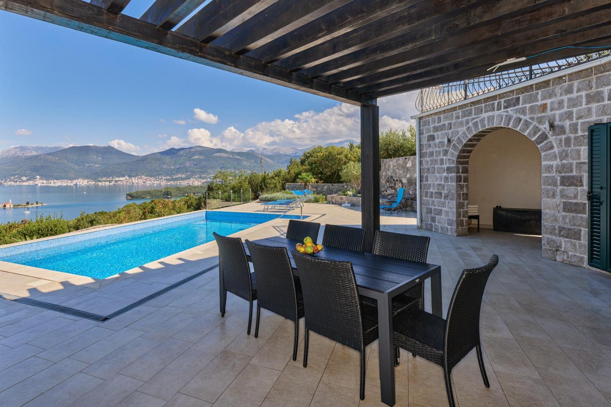 Villa Vista Azzurra Tivat Exterior photo
